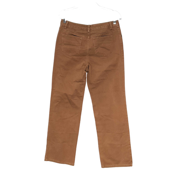 Charter Club Brown Straight Jeans - Picture 2 of 4